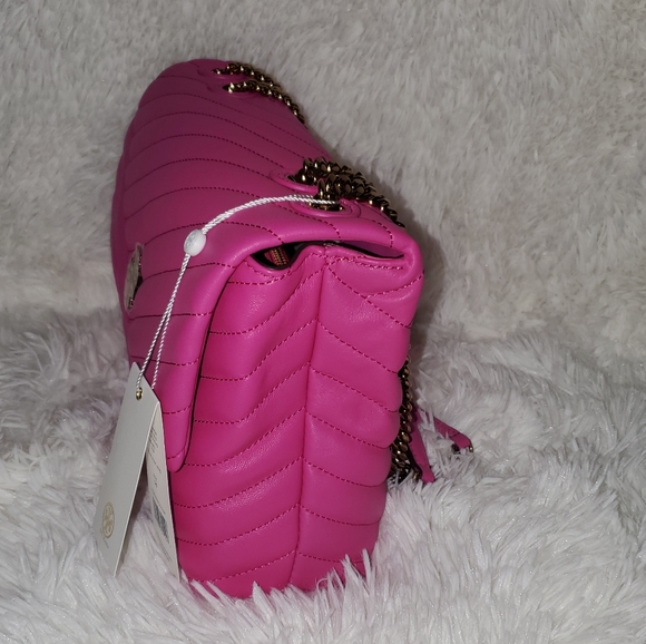 šNew Tory Burch CHEVRON CONVERTIBLE SHOULDER BAG - Picture 6 of 8